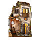 House with winepress and lights for Neapolitan Nativity Scene with 8 cm characters 40x25x25 cm s1