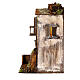 Casa rústica estilo '700 com lagar de vinho e luzes para presépio napolitano figuras altura média 8 cm; 40x25x25 cm s5