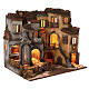 Village crèche style XVIIIe siècle avec arc pour crèche napolitaine 10-12 cm 60x70x50 cm s4