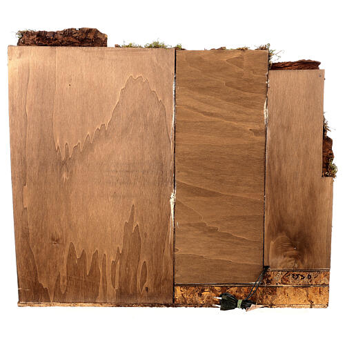 Presepe stile 700 con arco per presepe napoletano 10-12 cm 60X70X50 cm 6