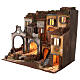Presepe stile 700 con arco per presepe napoletano 10-12 cm 60X70X50 cm s3