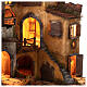 Presepe stile 700 con arco per presepe napoletano 10-12 cm 60X70X50 cm s5