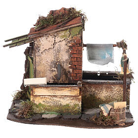 Zlewozmywak do szopki neapolitańskiej 8 cm, 20X25X20cm