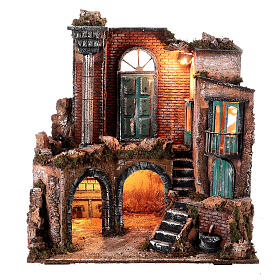 Presepe stile 700 fontana per presepe napoletano 10-12 cm 55x55x40 cm