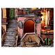 18th century style village with fountain, stairs and columns for Neapolitan Nativity Scene with 10-12 cm characters 65x85x45 cm s4