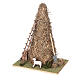 Sheaf of straw with sheep for Neapolitan Nativity Scene with 10-12 cm characters, real height 27 cm s3