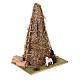 Hayloft with sheep for 10-12 cm Neapolitan nativity scene, real height 27 cm s2