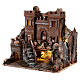 Castello romano presepe napoletano da 4-6 cm 40x40x30 cm s3