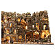 Neapolitan Nativity Scene in 18th century style for 10-12 cm characters, moduls A-B-C, 100x300x70 cm s15