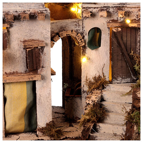 Casa araba 30X30X30 cm per presepe napoletano da 8-10 cm 2