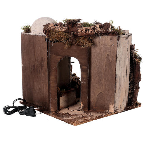 Casa araba 30X30X30 cm per presepe napoletano da 8-10 cm 5