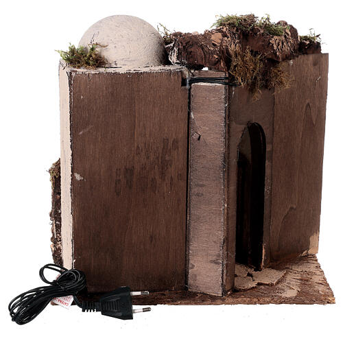 Casa araba 30X30X30 cm per presepe napoletano da 8-10 cm 6