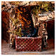 Presepe classico napoletano 10-12 cm con cascata e luci 45x80x50 cm s7