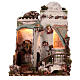 Arab house 40X30X30 cm for Neapolitan nativity scene 8-10 cm s1