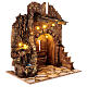 Cork temple with fountain for Neapolitan Nativity Scene with 10-12 cm characters 45x40x30 cm s3