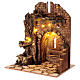 Cork temple with fountain for Neapolitan Nativity Scene with 10-12 cm characters 45x40x30 cm s4