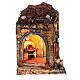 Old building with oven in 18th century style for Neapolitan Nativity Scene with 10-12 cm characters 35x25x25 cm s1