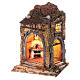 Farma styl 700 osteria z piecem i światłami do szopki neapolitańskiej, 10- 12 cm, wymiary 36x25x25 cm s2