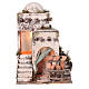 Casa araba con banco brocche 30X25X25 cm per presepe napoletano da 8-10 cm s1