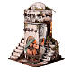 Casa araba con banco brocche 30X25X25 cm per presepe napoletano da 8-10 cm s2