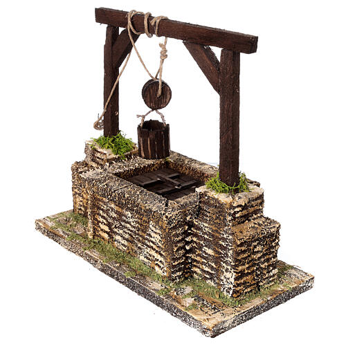 Studnia do neapolitańskiej szopki, 8-10 cm, wymiary 20X20X10 cm 2