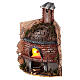 Forno de lenha com cúpula e chaminé para presépio napolitano com figuras altura média 8-10 cm; 24x13x13 cm s2