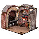 Kitchen with oven for Neapolitan Nativity Scene with 8-10 cm characters 20x25x20 cm s2
