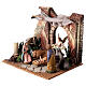 Cabane rustique crèche Moranduzzo 10-12 cm 20x25x20 cm s2