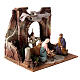 Cabane rustique crèche Moranduzzo 10-12 cm 20x25x20 cm s3