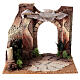 Capanna rustica presepe Moranduzzo 10-12 cm 20x25x20 s8