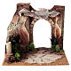 Rustic stable Moranduzzo nativity scene 10-12 cm 20x25x20 s8