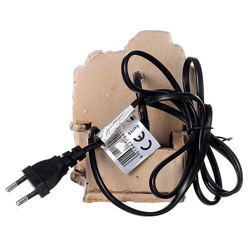 Fontanna efekt kamienia, 15x10x15 cm, do szopki 12-14 cm 4