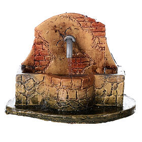 Fountain with stone effect pump for nativity scene 10 cm 10x15x10 cm