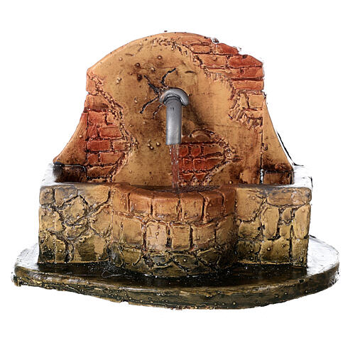 Fountain with stone effect pump for nativity scene 10 cm 10x15x10 cm 1