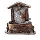 Fontaine résine pour crèche 8 cm 10x10x10 cm s1