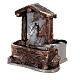 Fontaine résine pour crèche 8 cm 10x10x10 cm s2