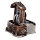 Fontaine résine pour crèche 8 cm 10x10x10 cm s4