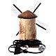 Młyn z wiatrakiem do szopki, 4 cm, 15x10x10 cm s4