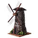 Windmill figurine for 4 cm Nativity scene stone effect 20x10x10 cm s2