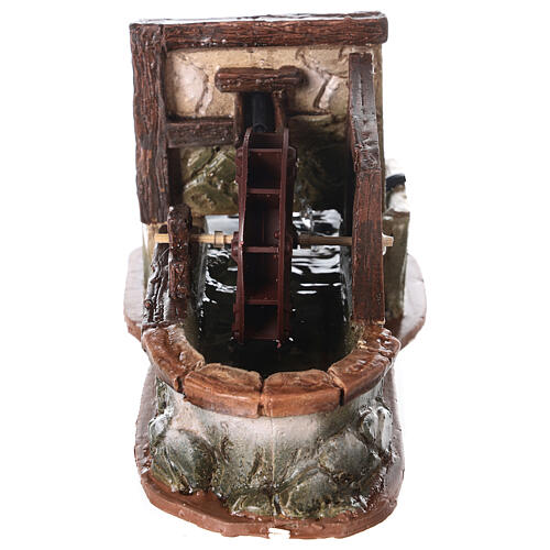 Mulino elettrico pompa stile arabo presepe 8-10 cm  1