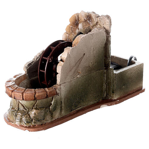 Arab style watermill with pump for figurines 8-10 cm 15x10x25 cm 4