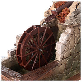 Wassermühle mit Bewegung – im orientalischen Stil – für 10 cm Krippe