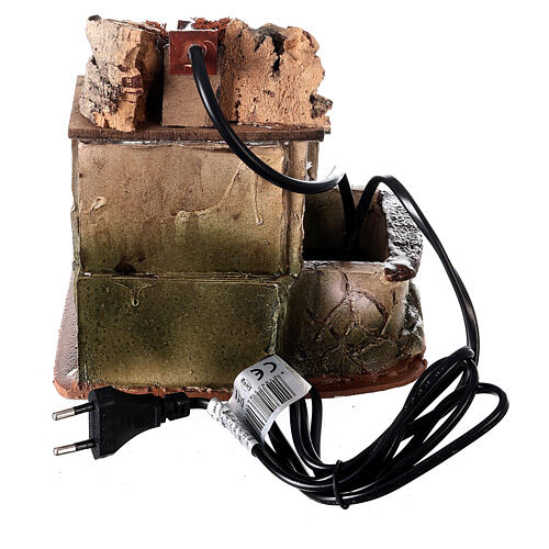 Wassermühle mit Bewegung – im orientalischen Stil – für 10 cm Krippe 7