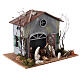 Stable with Moranduzzo Nativity Scene in 800 year style, 10 cm characters, 30x40x30 cm s3