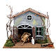 Stable with Moranduzzo Nativity Scene in 800 year style, 10 cm characters, 30x40x30 cm s8