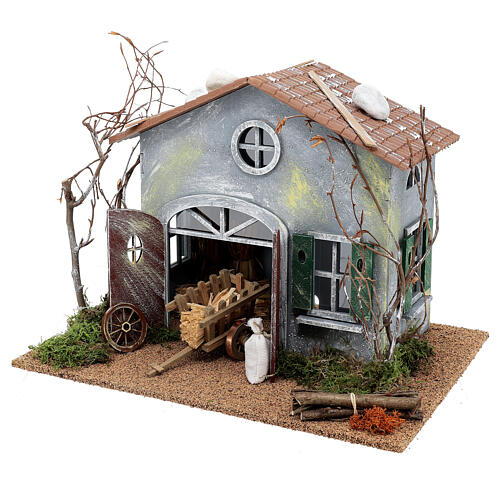 Szopa ze Świętą Rodziną Moranduzzo, styl 800, 10 cm, 30x40x30 cm 10