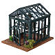 Greenhouse with plant and flowers for Nativity Scene with 8 cm characters 15x15x20 cm s2