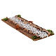 Dirt road straight section for 8-12 cm nativity 35x15 cm s4