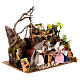 Animated Holy Family for Nativity Scene with 8 cm characters 20x15x15 cm s3