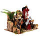 Animated Wise Men for 12 cm nativity 25x20x20 cm s3